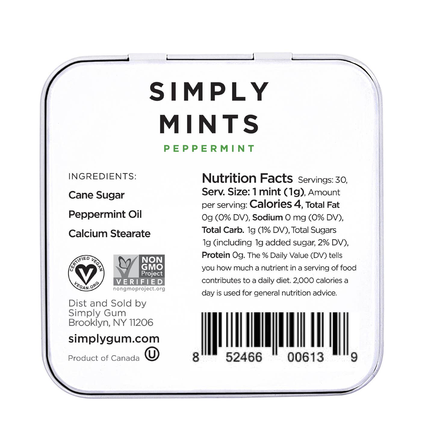 Simply Mints - Peppermint | Pack of Six - Image 2