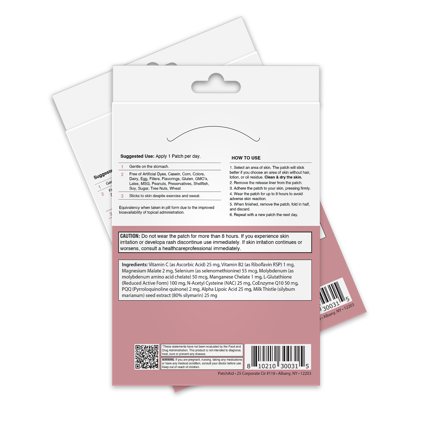 Glutathione Plus Patch - Antioxidant & Detox Support: 12-Pack with Display Case - Image 6