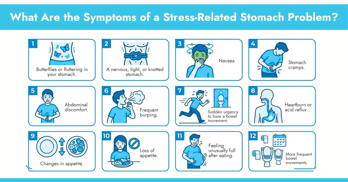 What Are the Symptoms of a Stress-Related Stomach Problem