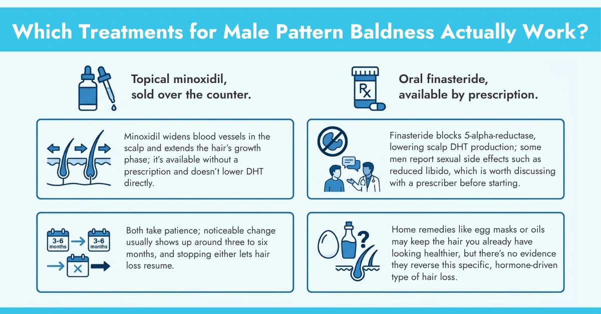Which Treatments for Male Pattern Baldness Actually Work