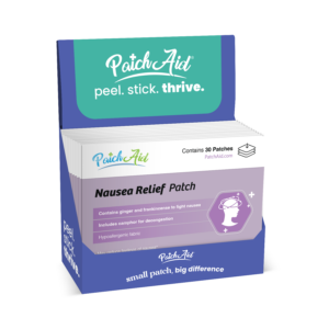 Nausea Relief Patch - Gentle & Natural Nausea Remedy: 12-Pack with Display Case