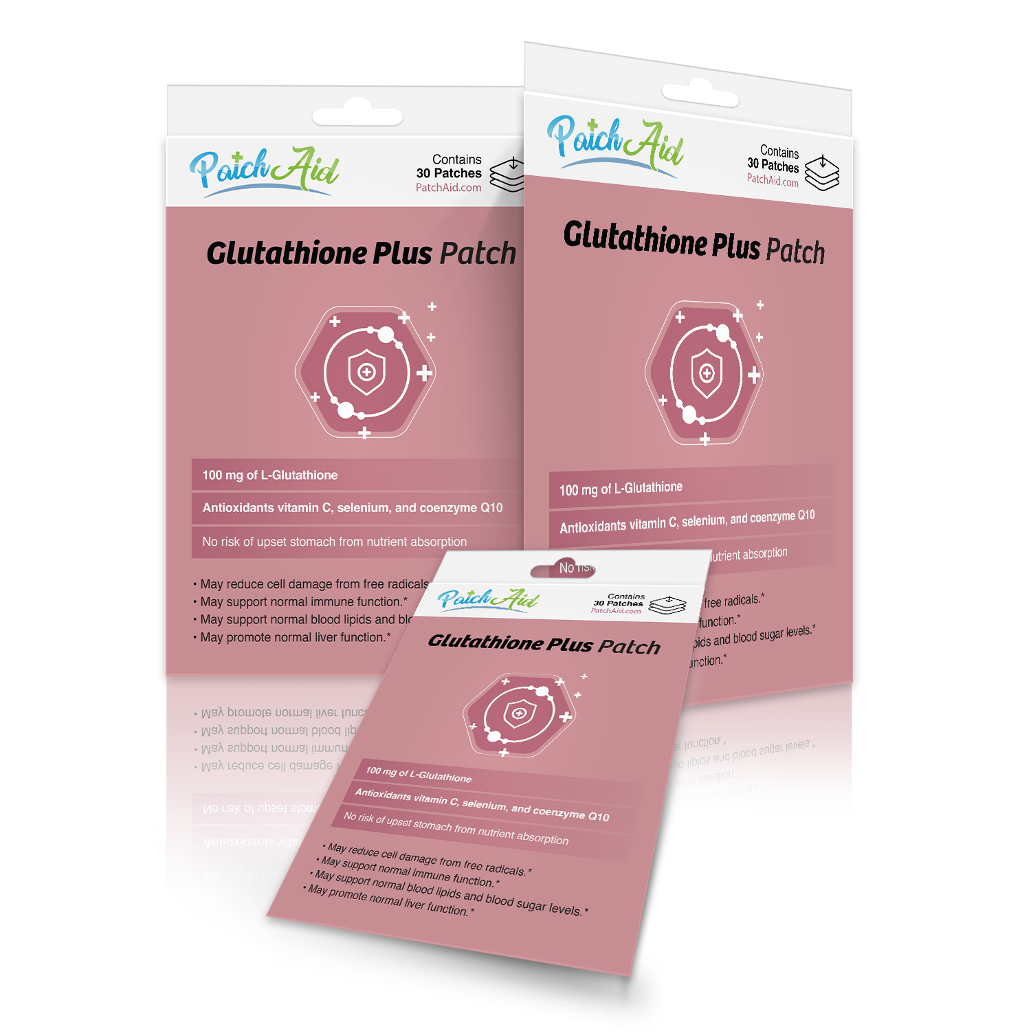 Glutathione Plus Patch - Antioxidant & Detox Support: 12-Pack with Display Case - Image 8