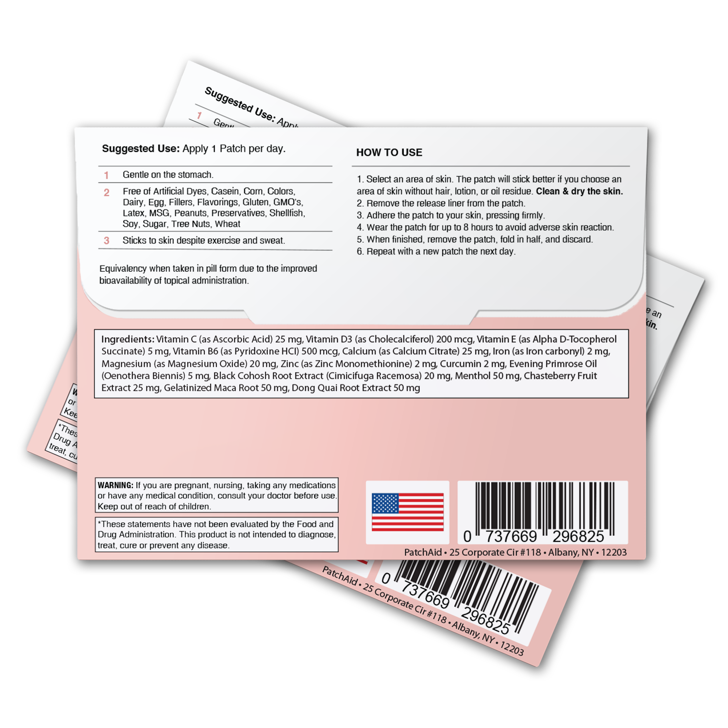 Easy Cycle Patch - Menstrual Relief & Hormone Support: 12-Pack with Display Case - Image 4