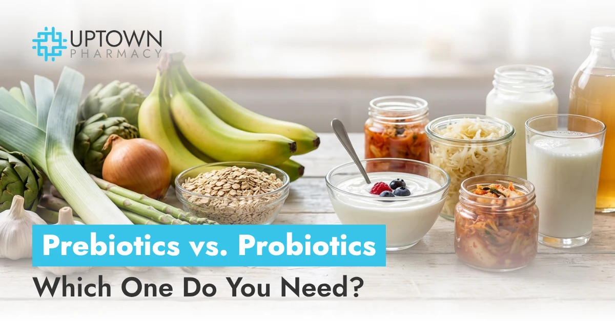 Prebiotics vs. Probiotics
