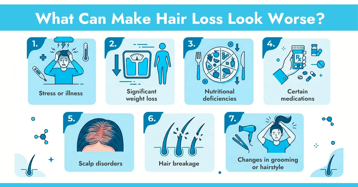 What Can Make Hair Loss Look Worse