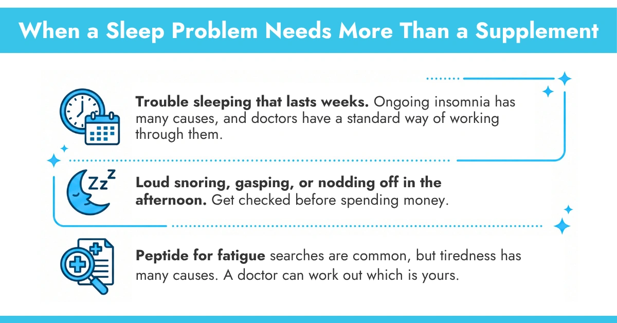 When a Sleep Problem Needs More Than a Supplement